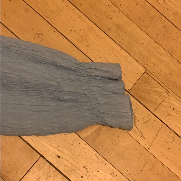 Blue Pirate Cropped Blouse - Picture 5 of 6